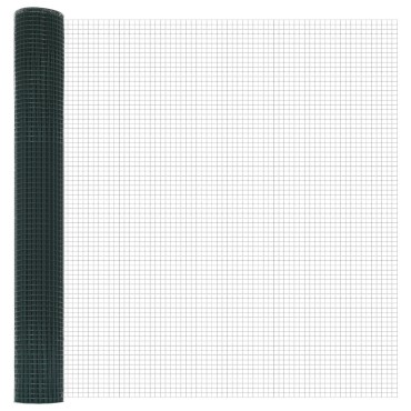vidaXL Συρματόπλεγμα με Σκυρόδεμα 100x1 μ PVC-Επικαλυμμένο Ατσάλι