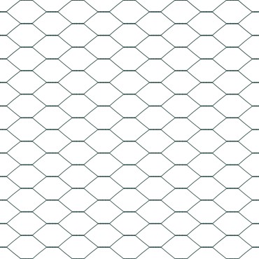 Φράχτης Hexagon vidaXL Πράσινος 0.6x10 μ Ατσάλι, Στηλοί Φράχτη vidaXL 7 τμχ Πράσινοι 32 χλστ. 100cm Γαλβανισμένο Ατσάλι