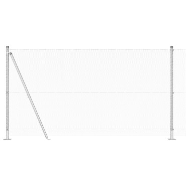 vidaXL Hexagon Fence 1.2x50 μ Γαλβανισμένος Χάλυβας