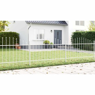 vidaXL Φράχτης Κήπου WOERDEN 2 τμχ. 170x140cm Λευκό