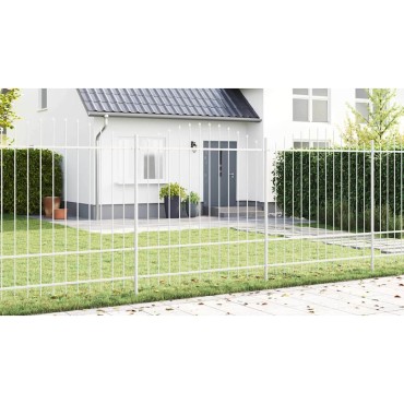 vidaXL Φράχτης Κήπου WOERDEN 4 τμχ. 170x215cm Λευκό