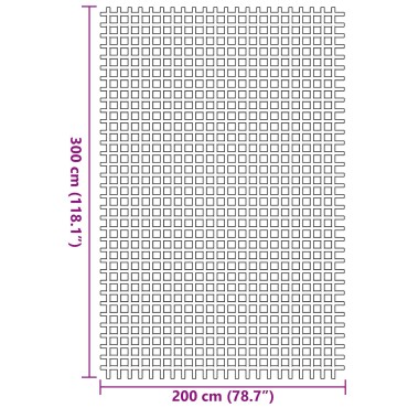 vidaXL Χαλί Σκηνής Ανθρακί 2x3 μ