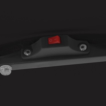 vidaXL Τετράγωνη Ομπρέλα Κήπου με LED Φώτα 295x245 εκ. Μαύρη