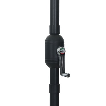vidaXL Ομπρέλα Κήπου ø395x245 cm Μπορντό