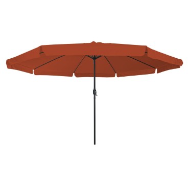 vidaXL Ομπρέλα Κήπου ø395x245 cm Καμένο Πορτοκαλί