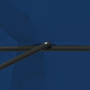 vidaXL Ομπρέλα κήπου ø395x245 εκ Μπλε Αζούρ