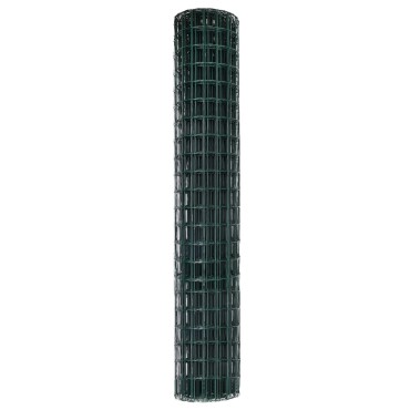 vidaXL Φράχτης Euro Πράσινος 1.5x10 μ Σίδερο 1000x0.2x150 cm