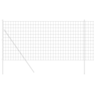 vidaXL Ευρωπαϊκός φράχτης Γκρι 1.4x10 μ Σίδερο 1000x0.2x140cm