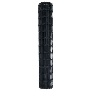 vidaXL Ευρωπαϊκός φράχτης Γκρι 1.4x10 μ Σίδερο 1000x0.2x140cm