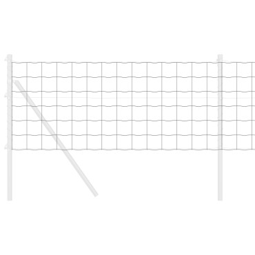 vidaXL Γκρι Φράχτης Σιδηρού 0.4x10 μ 1000x0.2x40cm