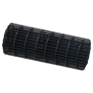 vidaXL Φράχτης Εuro 0,4x25 μ Σίδηρος με επικάλυψη PVC Γκρι 2500x40cm