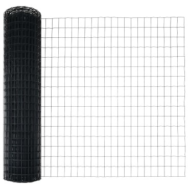 vidaXL Ευρωπαϊκός Φράχτης Γκρι 1.4x10 μ Σίδερο 1000x0.2x140cm