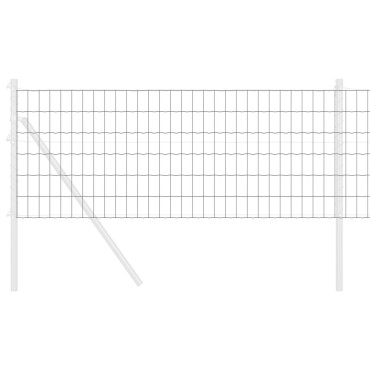 vidaXL Ευρωπαϊκός Φράκτης Γκρι 0.4x10 μ Σίδηρος 1000x0.2x40cm