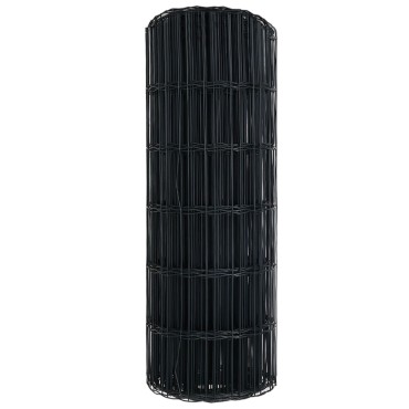 vidaXL Ευρωπαϊκός Φράκτης Γκρι 0.4x10 μ Σίδηρος 1000x0.2x40cm