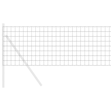 vidaXL Euro Fence Γκρι 0.4x10 μ Σίδηρος 1000x0.2x40cm