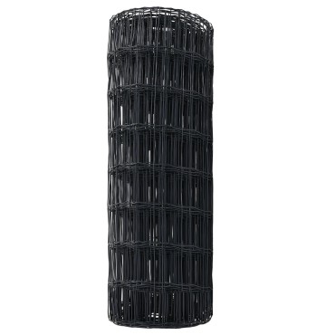 vidaXL Euro Fence Γκρι 0.4x10 μ Σίδηρος 1000x0.2x40cm