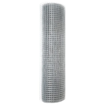 vidaXL Συγκολλητός φράχτης από σύρμα Ασημί 1000x40cm