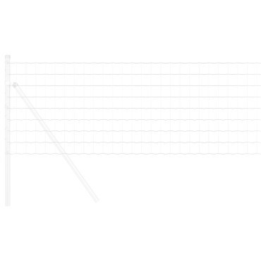 vidaXL Ευρωπαϊκός Φράχτης 0.8x10 μ Γαλβανισμένος Χάλυβας 1000x0.2x80 cm