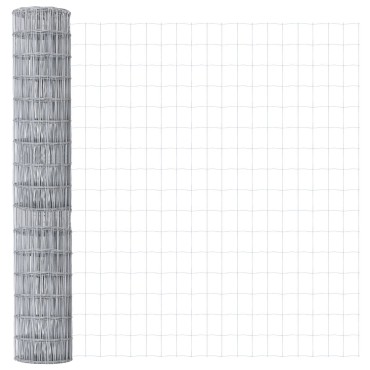 vidaXL Euro Fence 1.5x10 μ Γαλβανισμένος Χάλυβας 1000x0.2x150cm