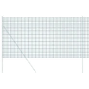 vidaXL Κλειστός Σιδερένιος Φράχτης Πράσινος 1.4x10 μ Σίδηρος 1000x140x0.08cm