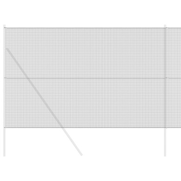 vidaXL Συρματοπλέγμα Γκρι 1.6x10 μ Μέταλλο 1000x160x0.075cm