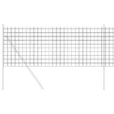 vidaXL Γκρι Συρματόπλεγμα 0,4x25 μ Σίδερο 2500x40x0.085cm