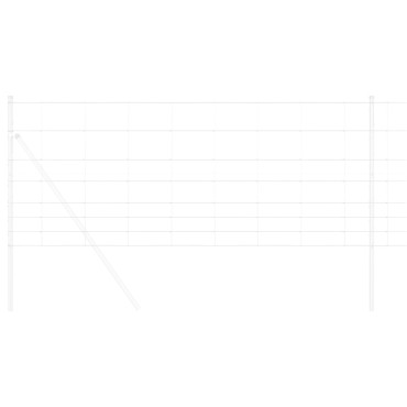 vidaXL Άγριο Φράχτη 1000x100x0,18cm Σίδερο Ζεστός Γαλβανισμένος