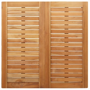 vidaXL Τραπέζι εξωτερικού φαγητού 90x90x74.5cm Μασίφ ξύλο teak 1 τεμ.