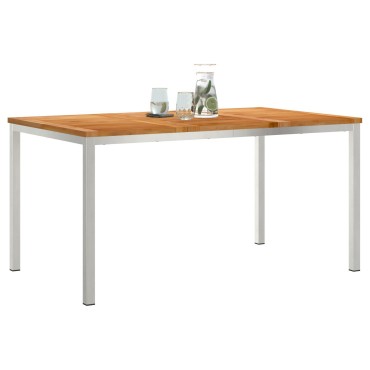 vidaXL Τραπέζι Εξωτερικού Χώρου 150x90x75cm Στερεό ξύλο Teak 1 τεμ.