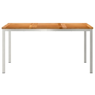 vidaXL Τραπέζι Εξωτερικού Χώρου 150x90x75cm Στερεό ξύλο Teak 1 τεμ.