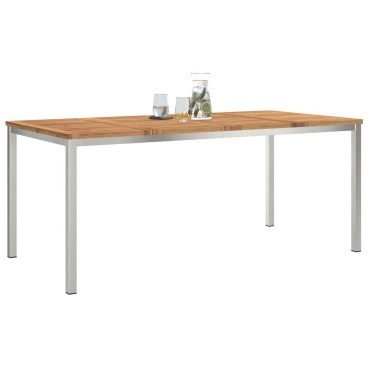 vidaXL Εξωτερική Τραπεζαρία 180x90x75cm Μασίφ Ξύλο Ακακίας