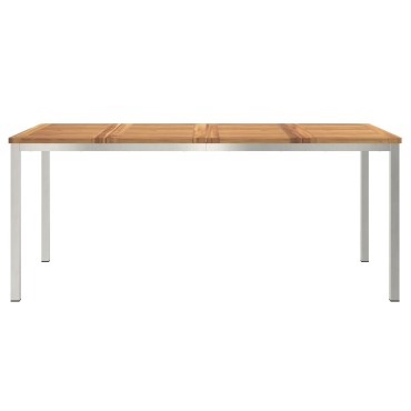 vidaXL Εξωτερική Τραπεζαρία 180x90x75cm Μασίφ Ξύλο Ακακίας