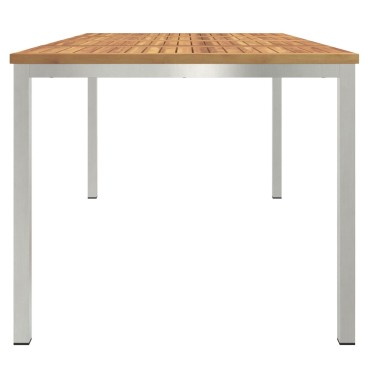 vidaXL Εξωτερική Τραπεζαρία 180x90x75cm Μασίφ Ξύλο Ακακίας
