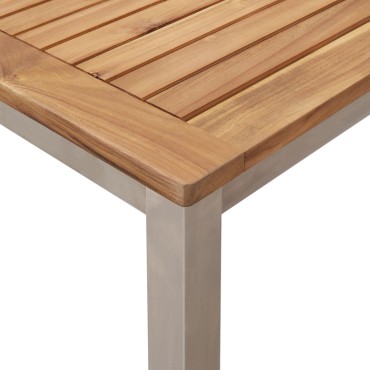 vidaXL Τραπέζι Εξωτερικού Χώρου 180x90x75cm Μασίφ Ξύλο Teak 1 τεμ.