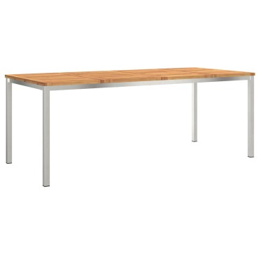 vidaXL Τραπεζάκι Φαγητού 200x90x74.5cm από Μασίφ Ξύλο Ακακίας 1 τεμ.