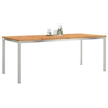 vidaXL Τραπεζάκι Φαγητού 200x90x74.5cm από Μασίφ Ξύλο Ακακίας 1 τεμ.