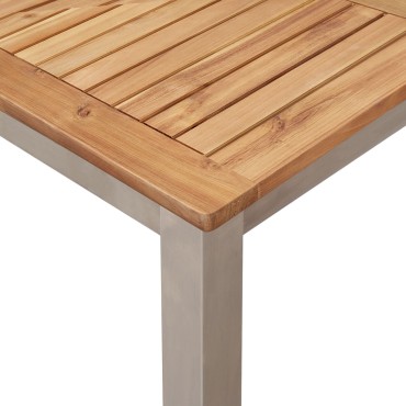vidaXL Τραπεζάκι Φαγητού 200x90x74.5cm από Μασίφ Ξύλο Ακακίας 1 τεμ.
