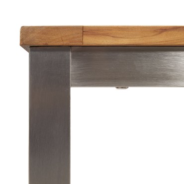 vidaXL Τραπεζάκι Φαγητού 200x90x74.5cm από Μασίφ Ξύλο Ακακίας 1 τεμ.