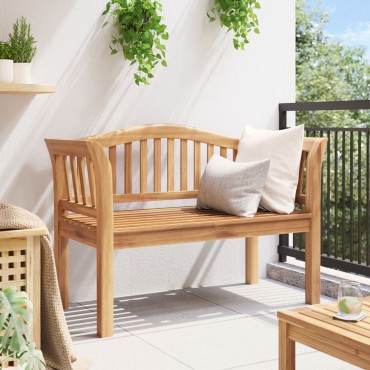 vidaXL Πάγκος Κήπου 120x53.5x85cm από Μασίφ Ξύλο Teak