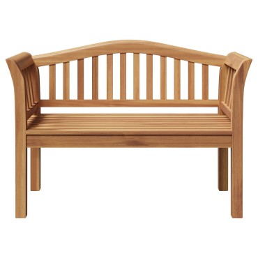 vidaXL Πάγκος Κήπου 120x53.5x85cm από Μασίφ Ξύλο Teak