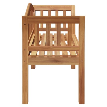 vidaXL Πάγκος Κήπου 120x53.5x85cm από Μασίφ Ξύλο Teak