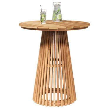 vidaXL Τραπέζι Κήπου 70x75cm Μασίφ Ξύλο Teak 1 τεμ.