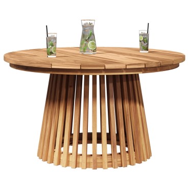 vidaXL Τραπέζι Καφέ Κήπου 70x40cm Μασίφ Ξύλο Teak 1 τεμ.
