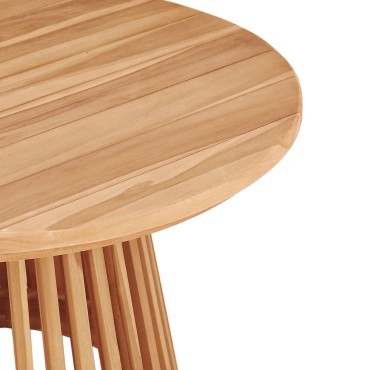 vidaXL Τραπέζι Καφέ Κήπου 70x40cm Μασίφ Ξύλο Teak 1 τεμ.