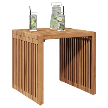 vidaXL Τραπεζάκι Κήπου 45x42.5x45cm Μασίφ Ξύλο Teak 1 τεμ.
