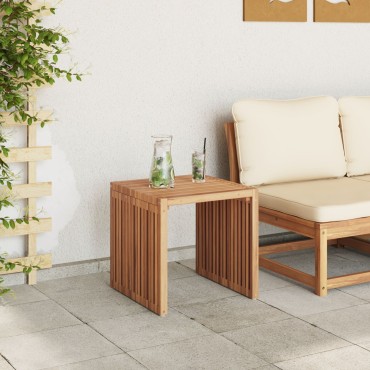vidaXL Τραπεζάκι Κήπου 45x42.5x45cm Μασίφ Ξύλο Teak 1 τεμ.