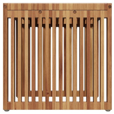 vidaXL Τραπεζάκι Κήπου 45x42.5x45cm Μασίφ Ξύλο Teak 1 τεμ.
