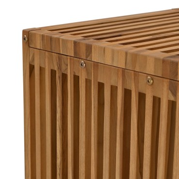 vidaXL Τραπεζάκι Κήπου 45x42.5x45cm Μασίφ Ξύλο Teak 1 τεμ.