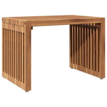 vidaXL Τραπεζάκι Κήπου 50x32.5x35cm Μασίφ ξύλο teak 1 τεμ.