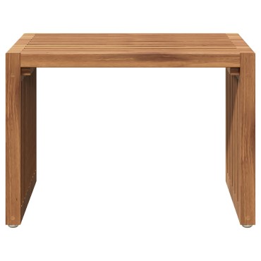 vidaXL Τραπεζάκι Κήπου 50x32.5x35cm Μασίφ ξύλο teak 1 τεμ.